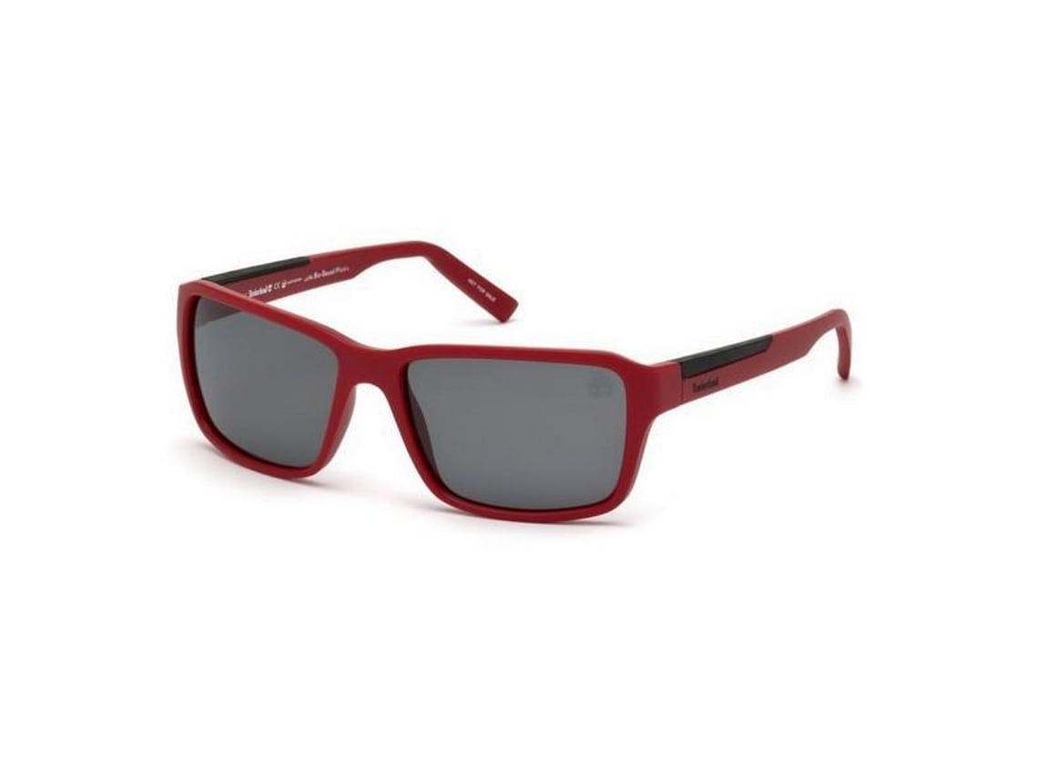 Óculos Escuros Masculinoas Timberland Tb9155-5967D Vermelho