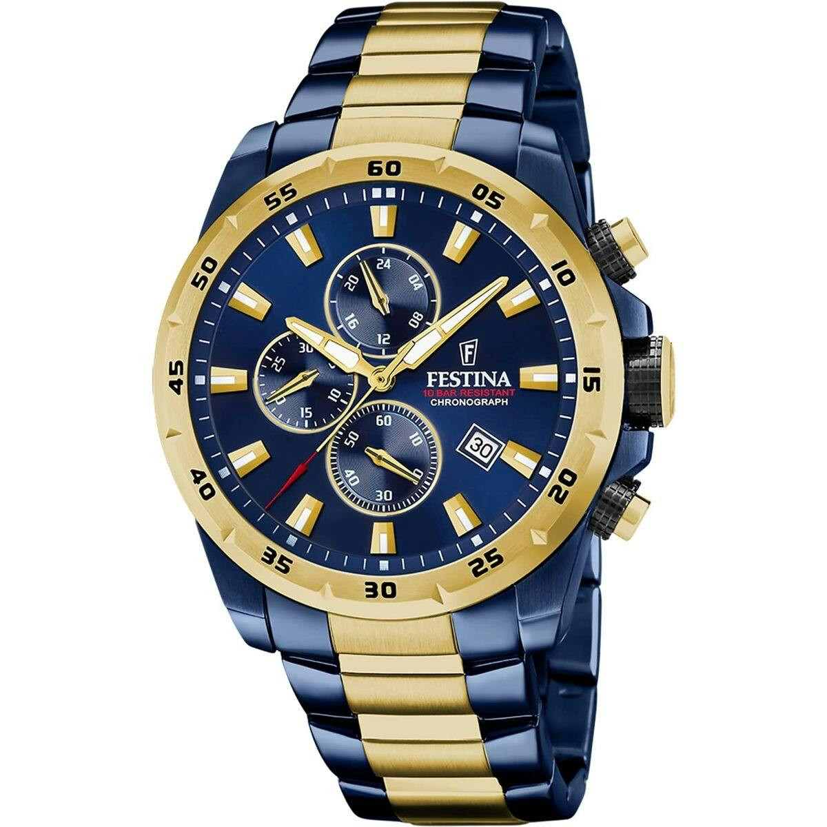 Men's Festina grey analog watch
