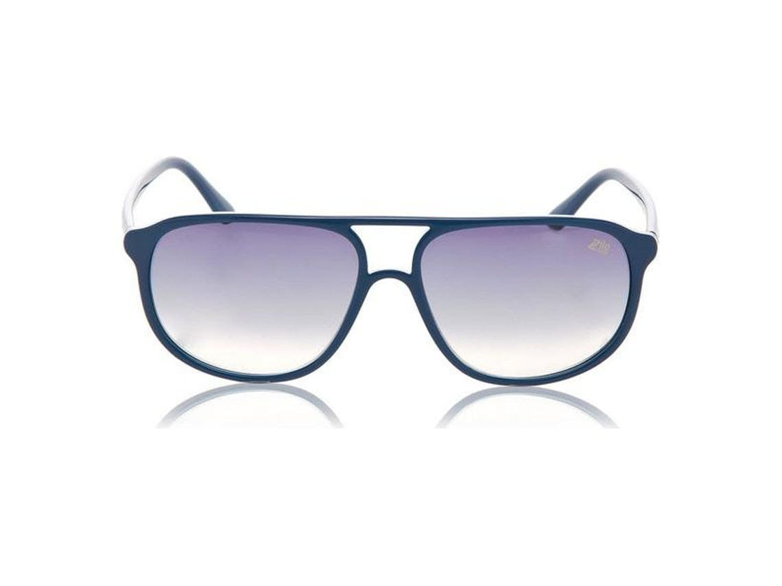 Gafas de sol unisex Lozza SL1872 montura metálica lentes azules