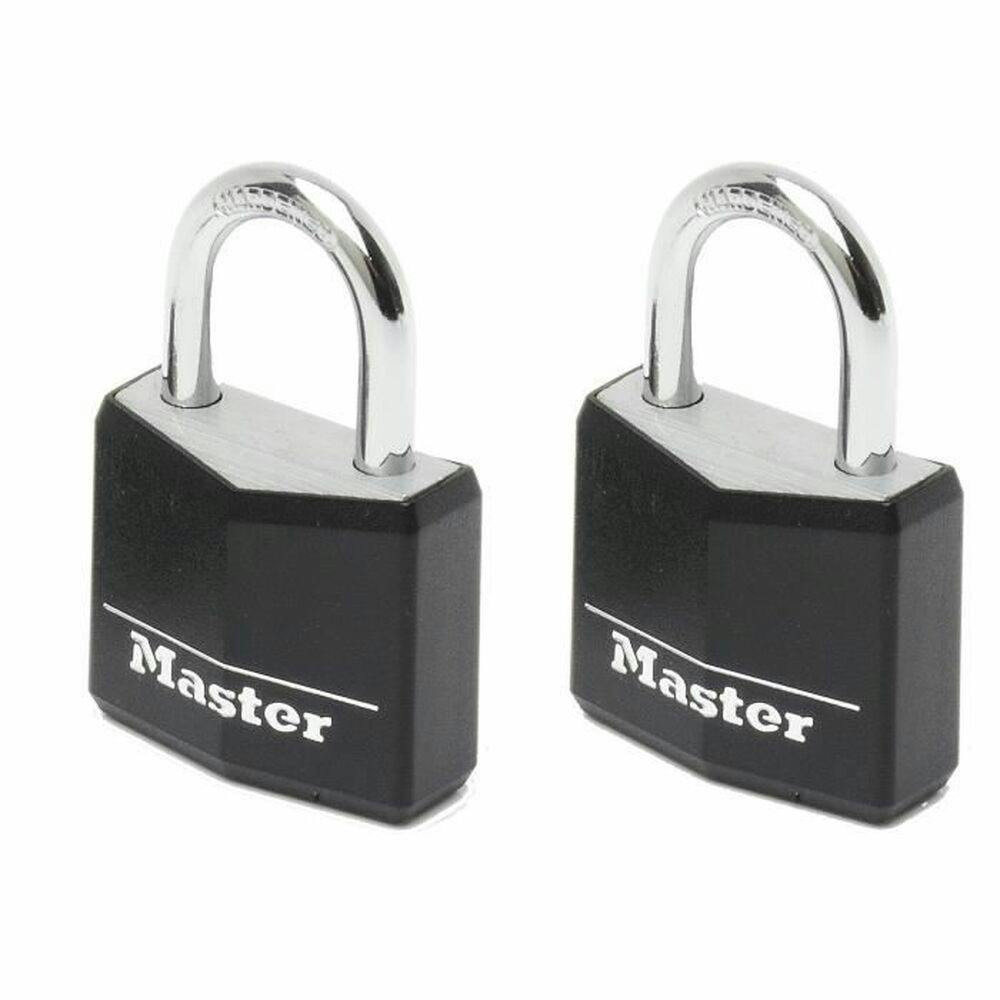 Cadeado Com Chave Master Lock (2 Unidades)