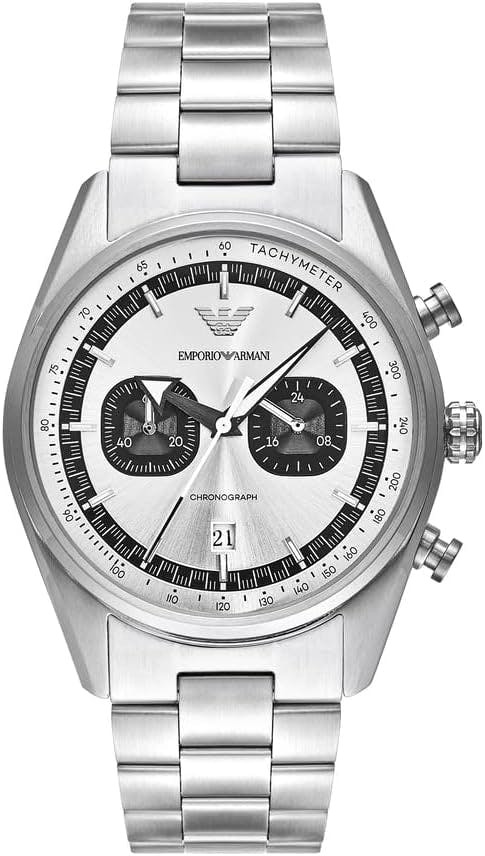 Reloj AR11636 acero inoxidable, esfera plateada