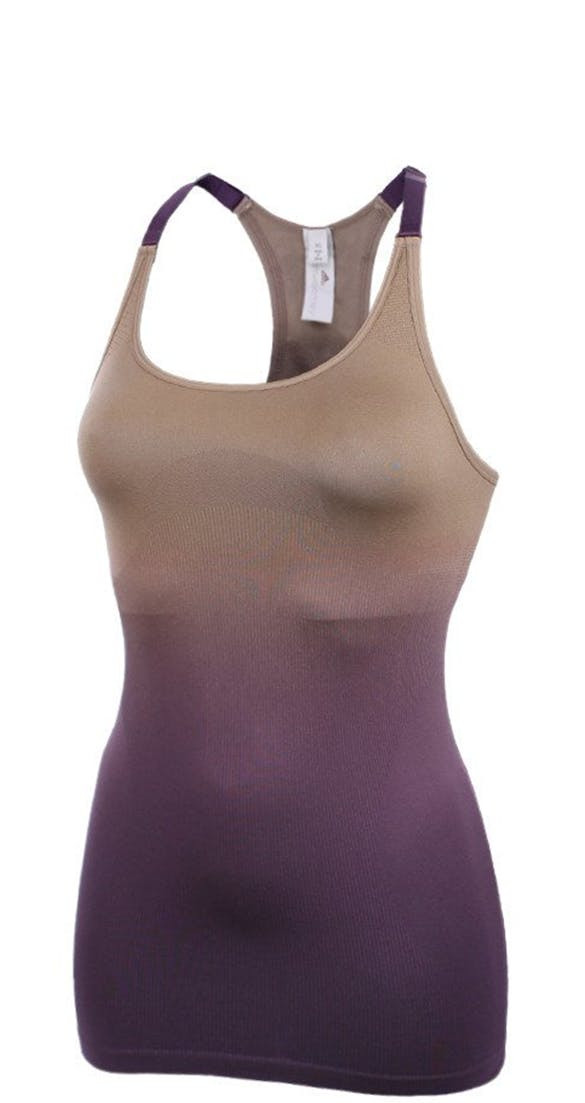 Camiseta yoga seamless de tirantes