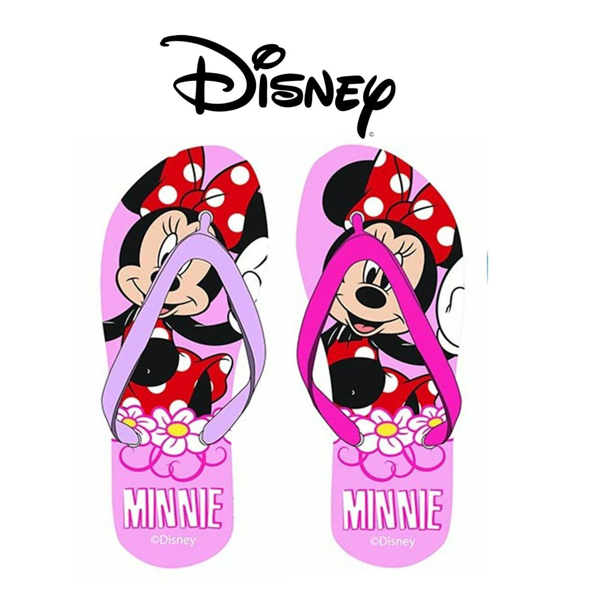 Chanclas de dedo Minnie en polietileno rosa