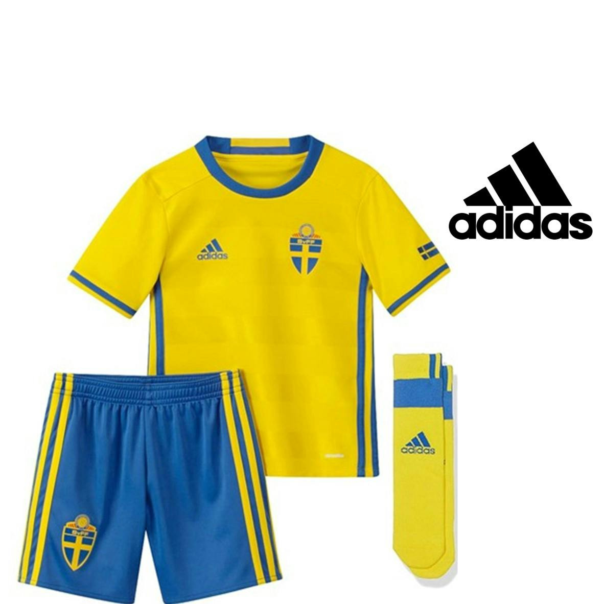 Kit oficial juvenil Suecia fútbol