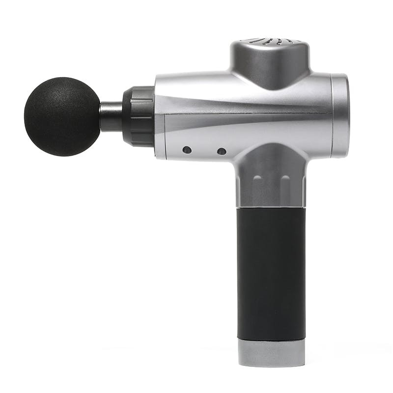 Percussive massage gun for muscle relaxation