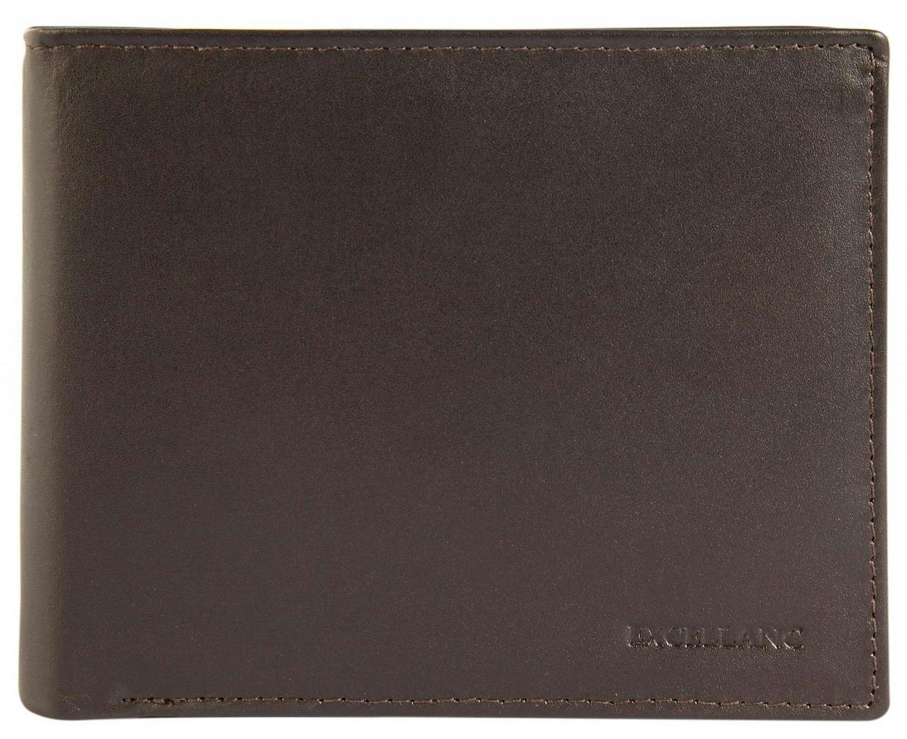 Cartera masculina de piel genuina formato paisaje