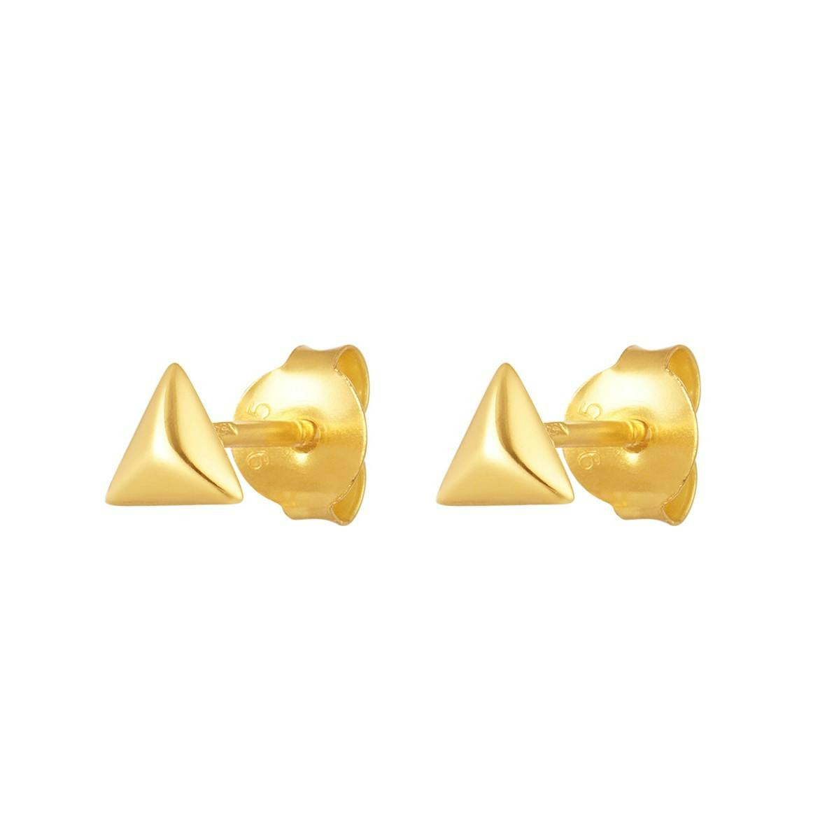 Pendientes de plata 925 bañados en oro