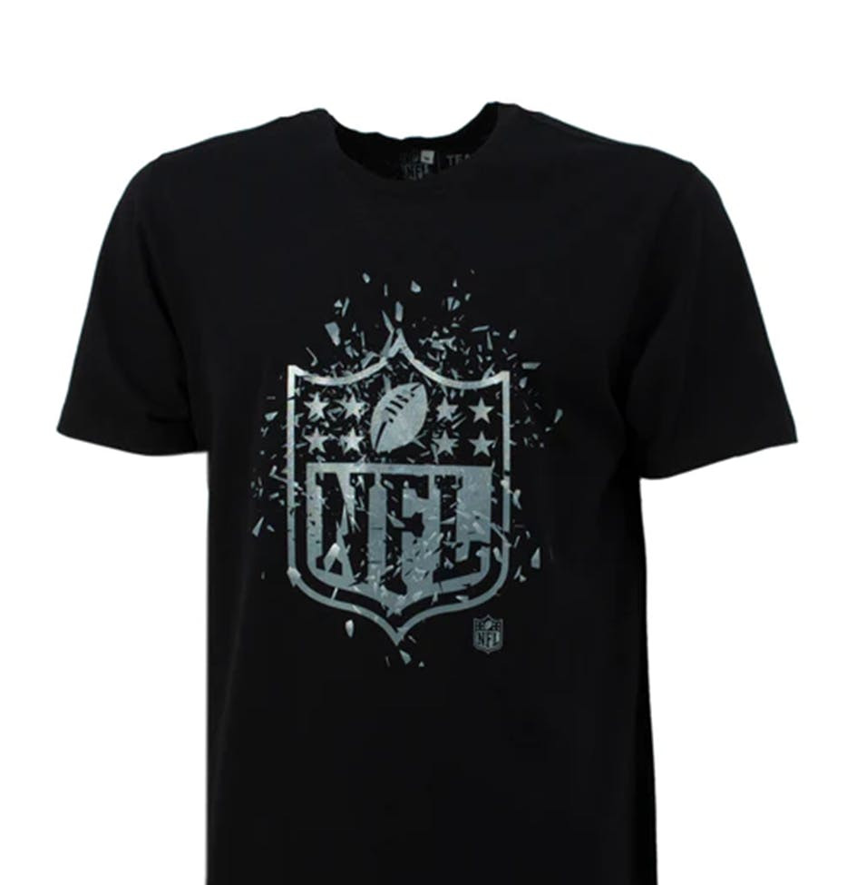 Shatter T-shirt with NFL logo