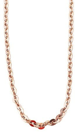 Cadena ancla acero inoxidable oro rosa 90 cm