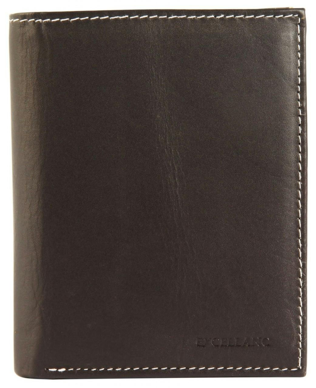 Cartera de hombre retrato en cuero genuino