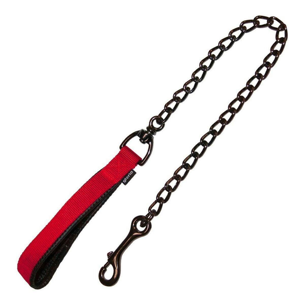 Classic dog leash 2 mm x 120 cm red