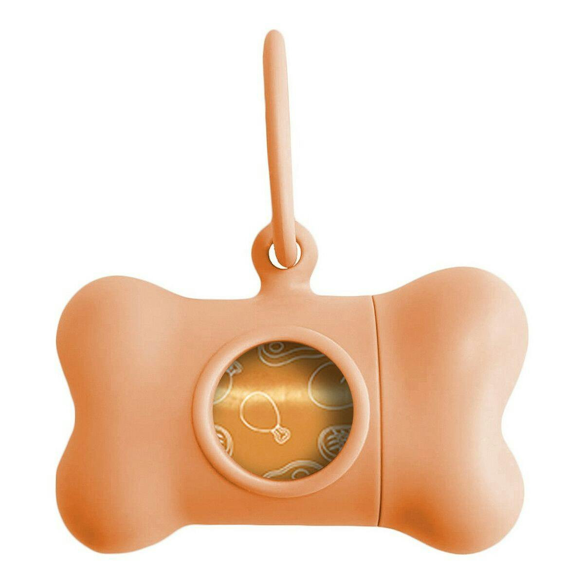 Dispensador de bolsas para perros Naranja
