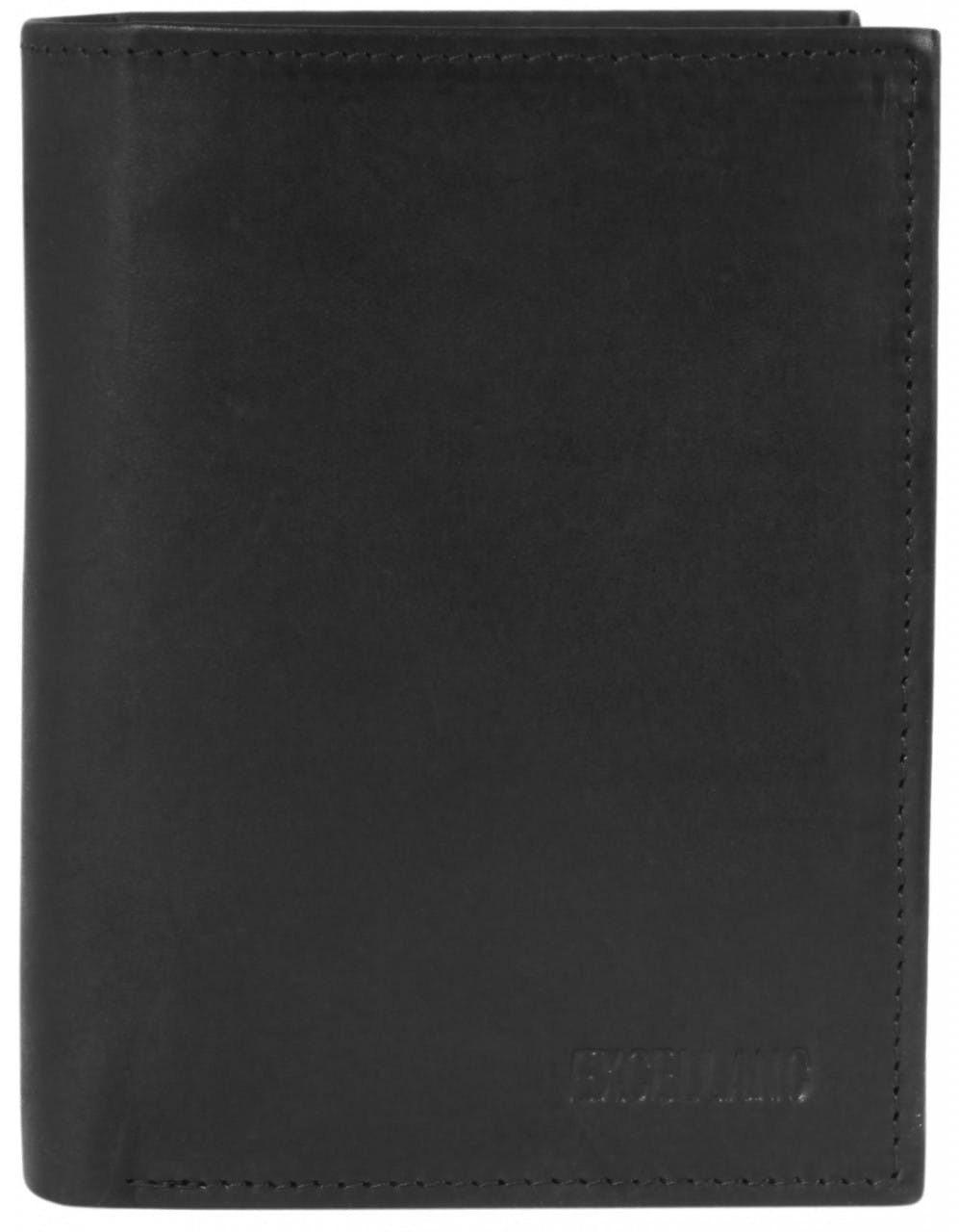 Cartera de hombre en cuero genuino formato retrato