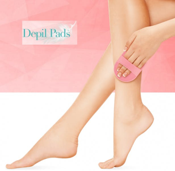 Kit de depilación con aplicadores y almohadillas reemplazables