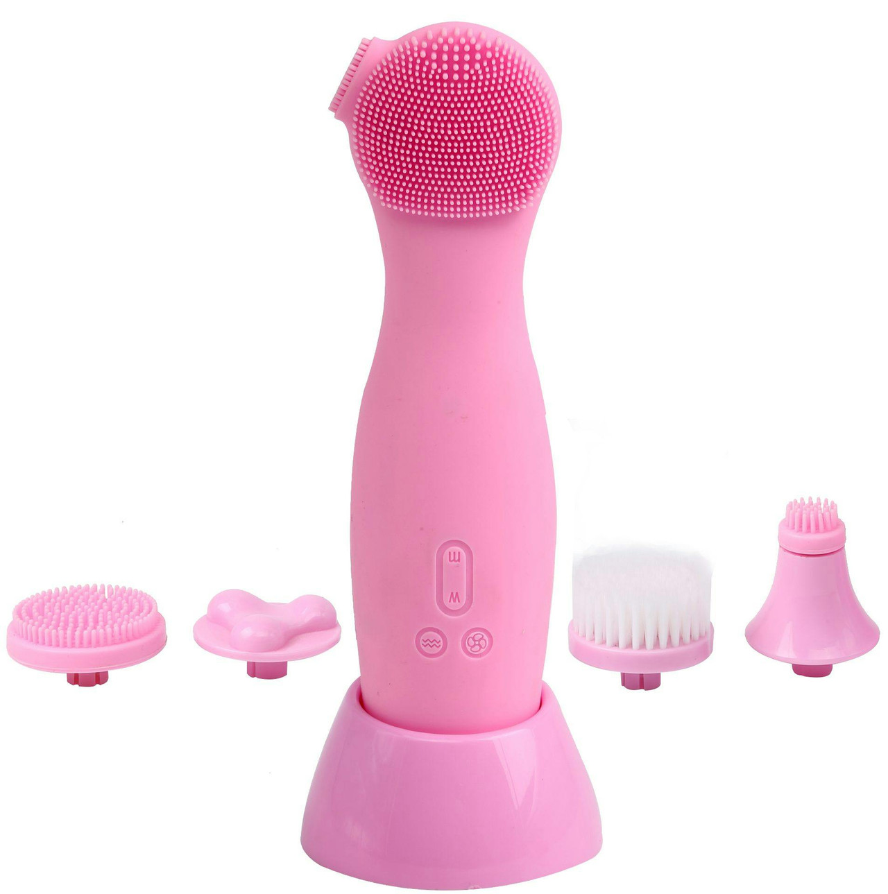 Limpiador facial eléctrico de silicona