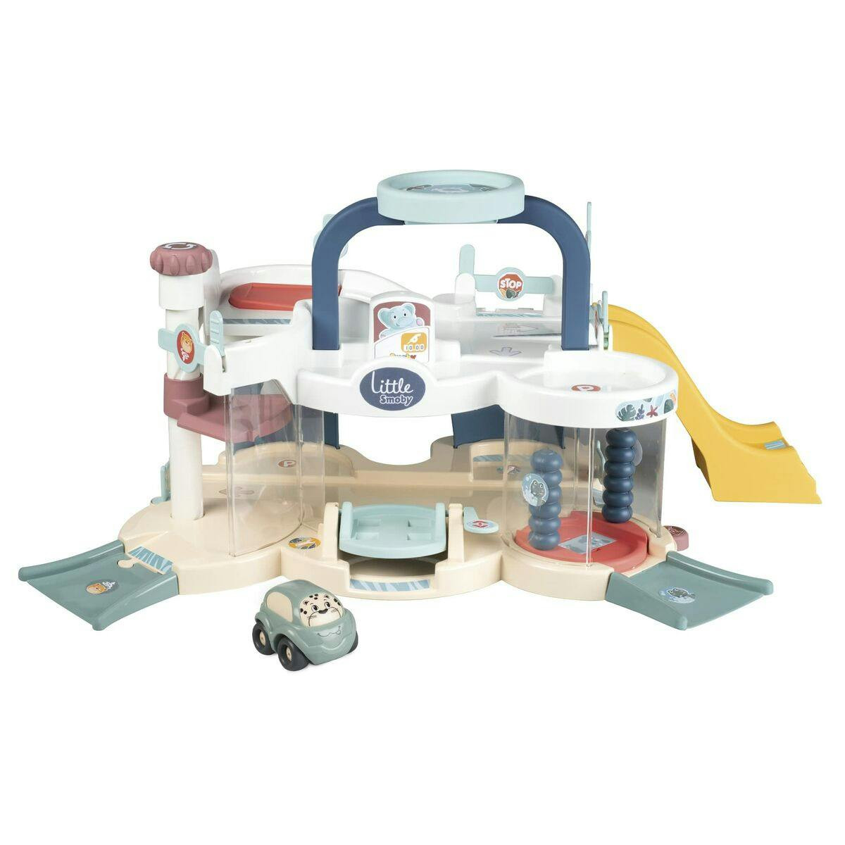Playset de vehículos First Garage - 1 coche - desde 18 meses