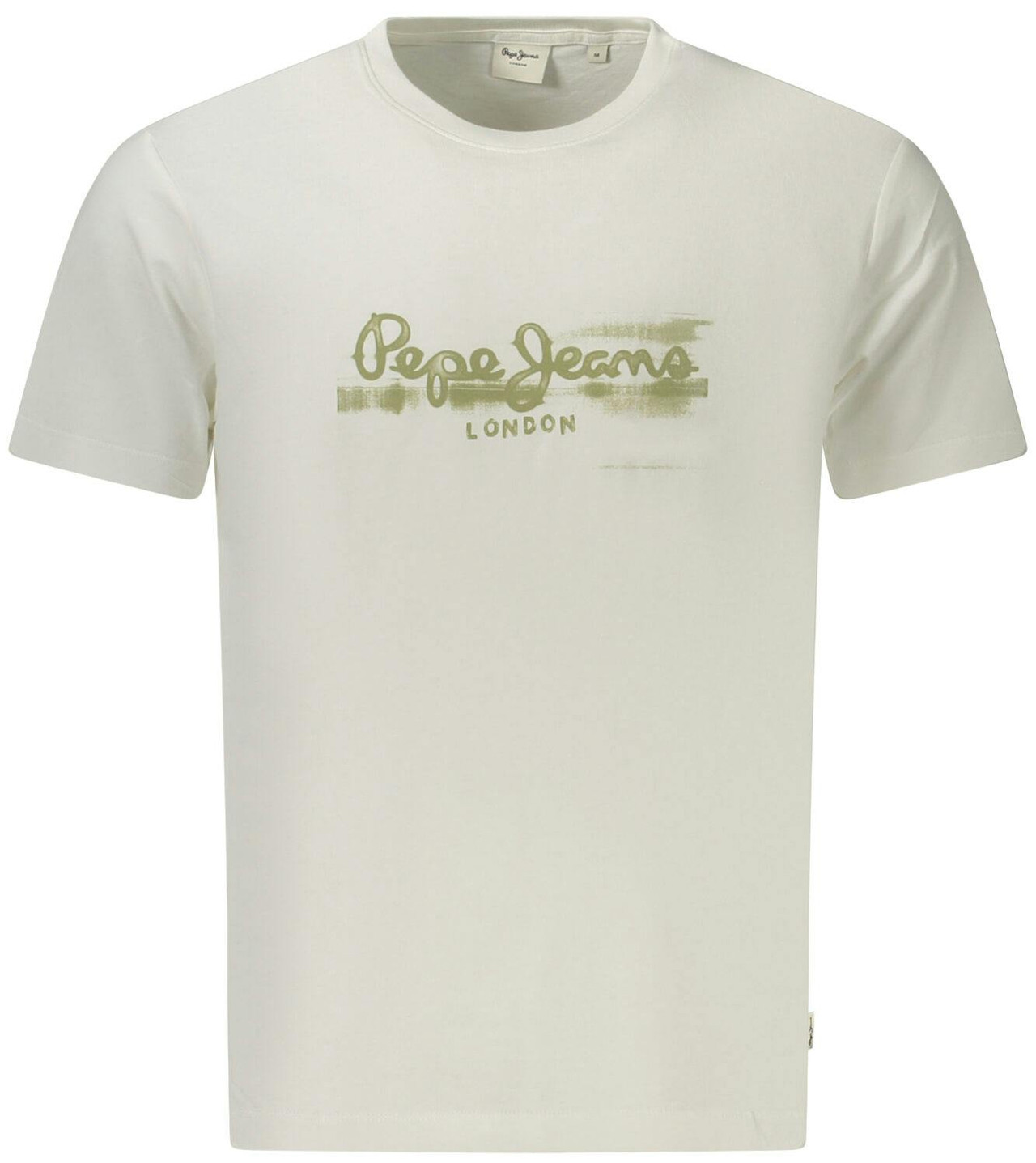 Camiseta de manga corta de algodón orgánico con logo