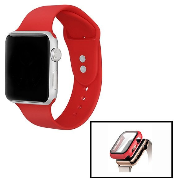 Funda anti-impacto y correa SmoothSilicone compatible con Apple Watch Series 6 40mm