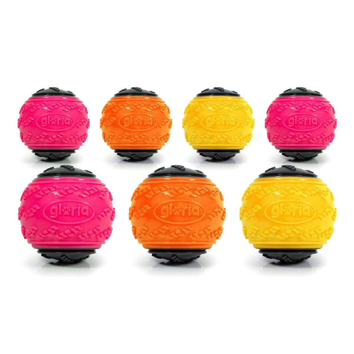 Multicolor TPR dog toy pack 24