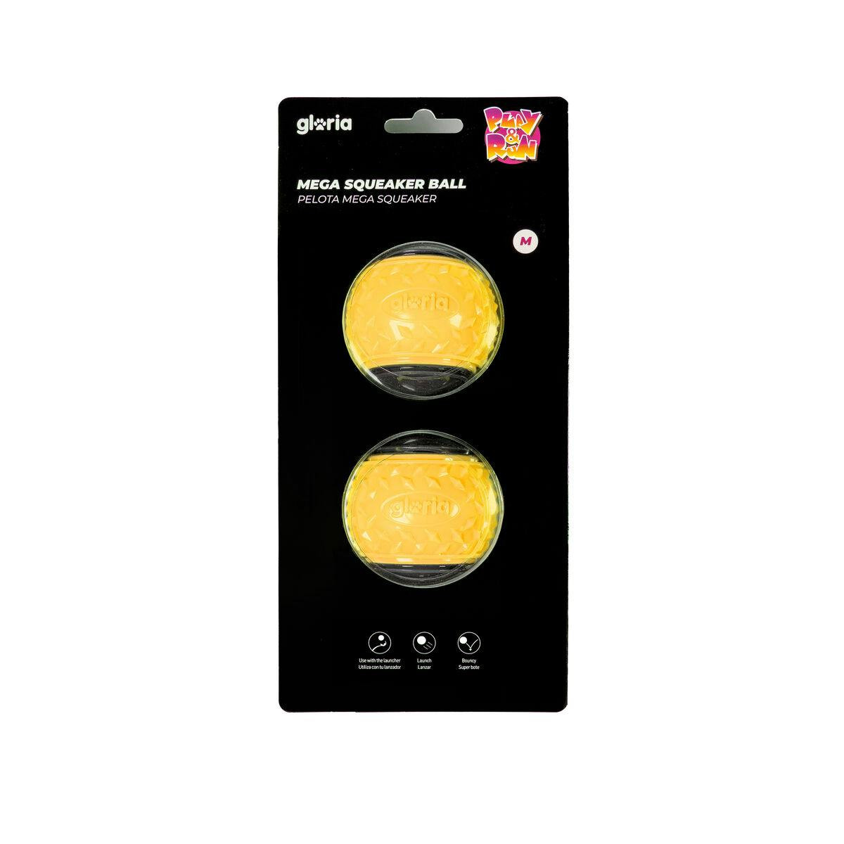 Bolas PLAY AND RUN TPR para perros pack de 2