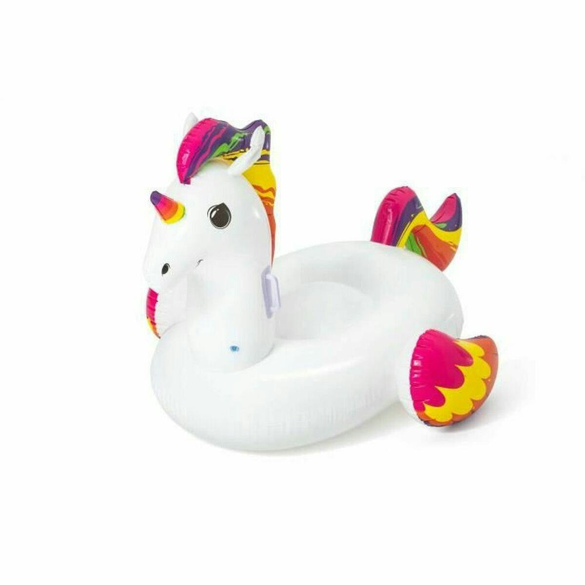 Colchoneta inflable unicornio plástico