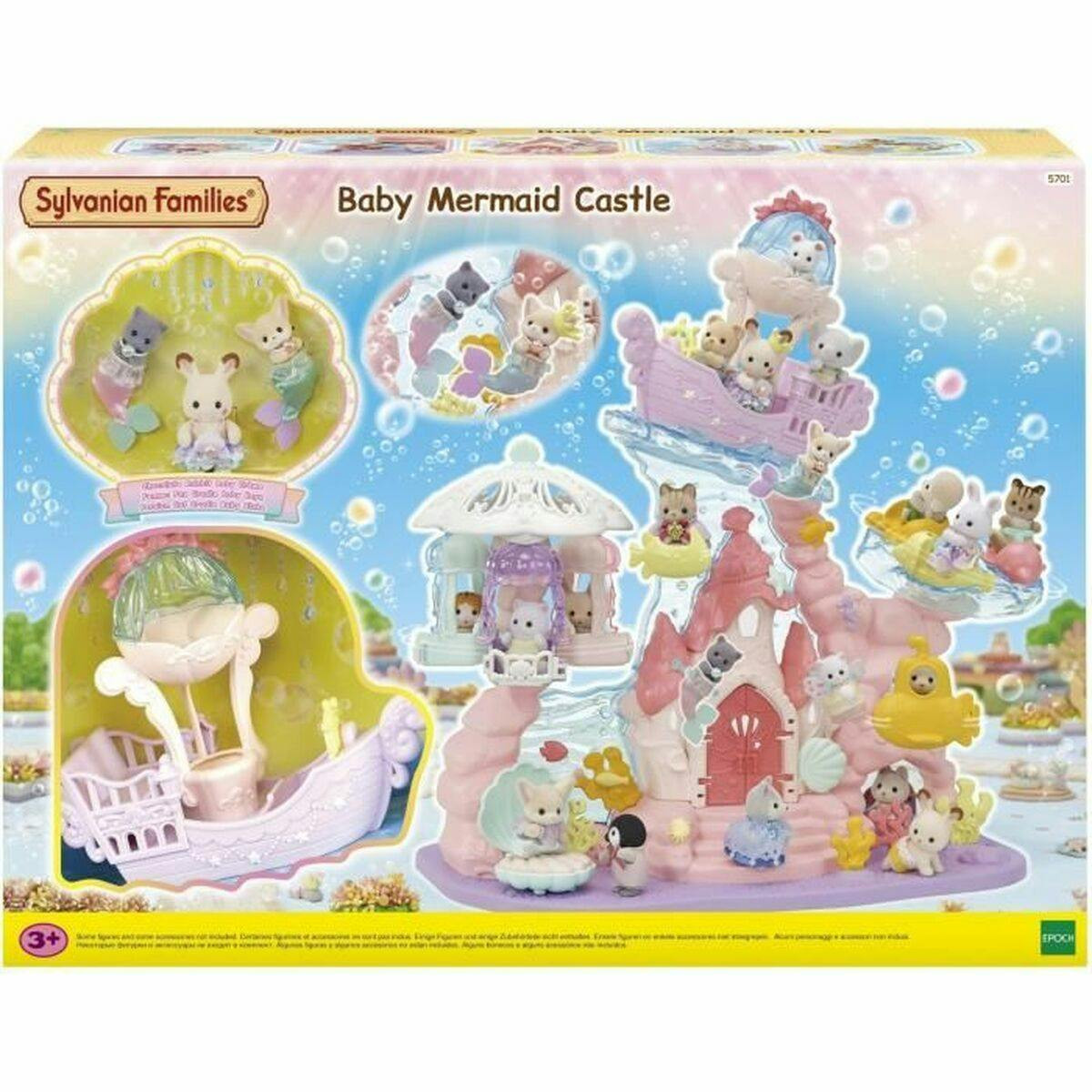 Set Castillo Sirena Sylvanian Families en Plástico, 3 piezas