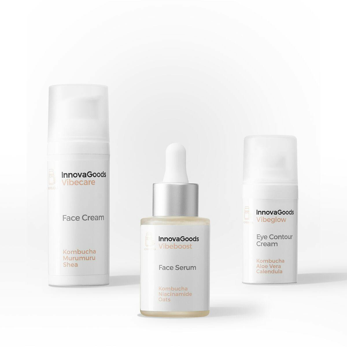Pack Hidratación Facial Kombucha con Sérum Contorno de Ojos y Crema Hidratante