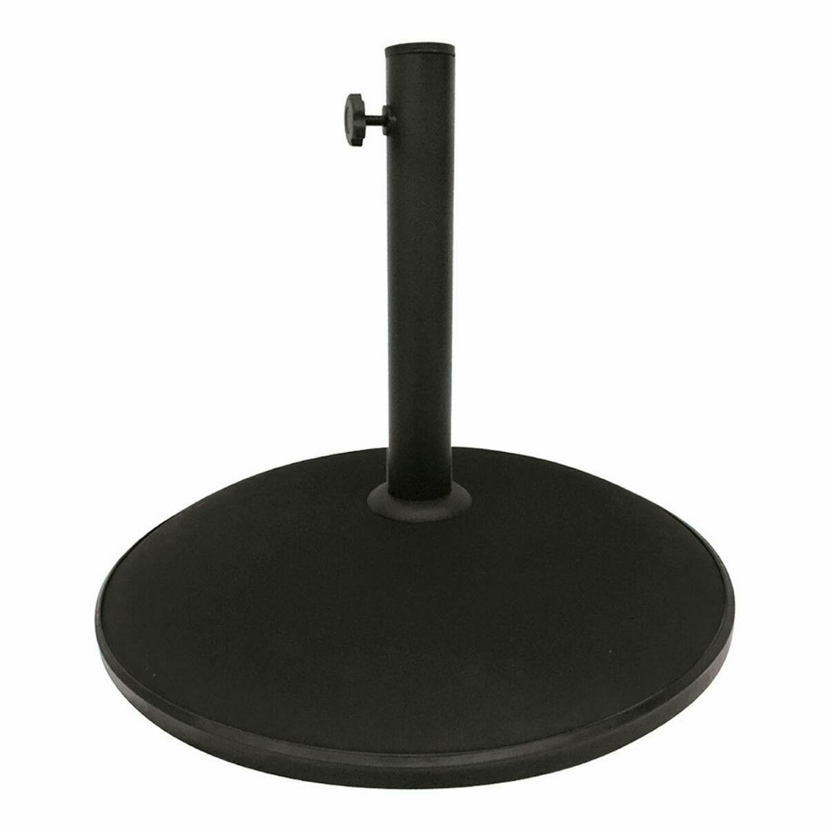 Base para parasol 15 kg cemento y acero negro