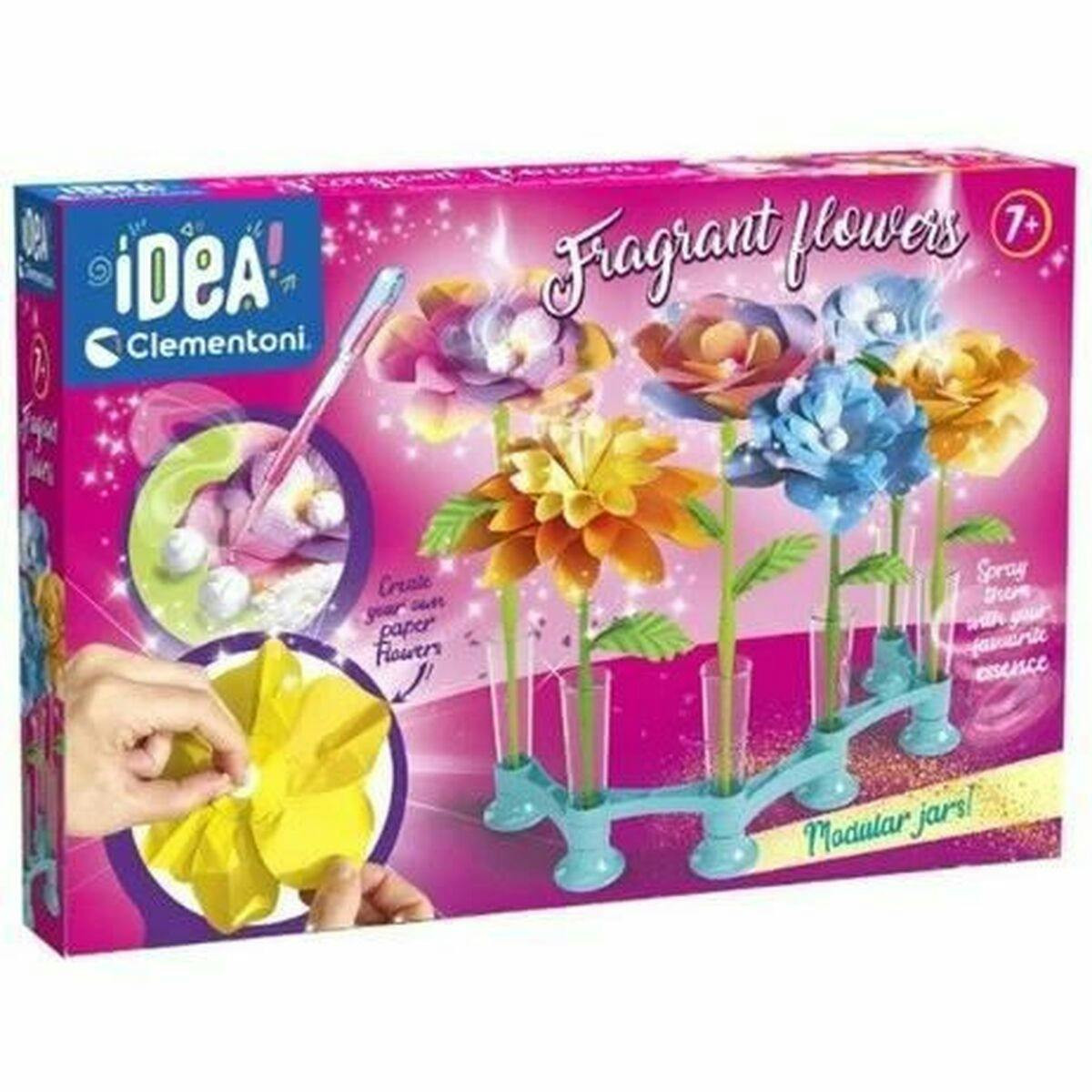 Creative kit to assemble scented paper flowers