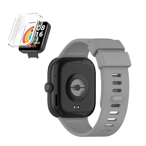 Funda anti-impactos y correa de silicona compatible con Redmi Watch 4