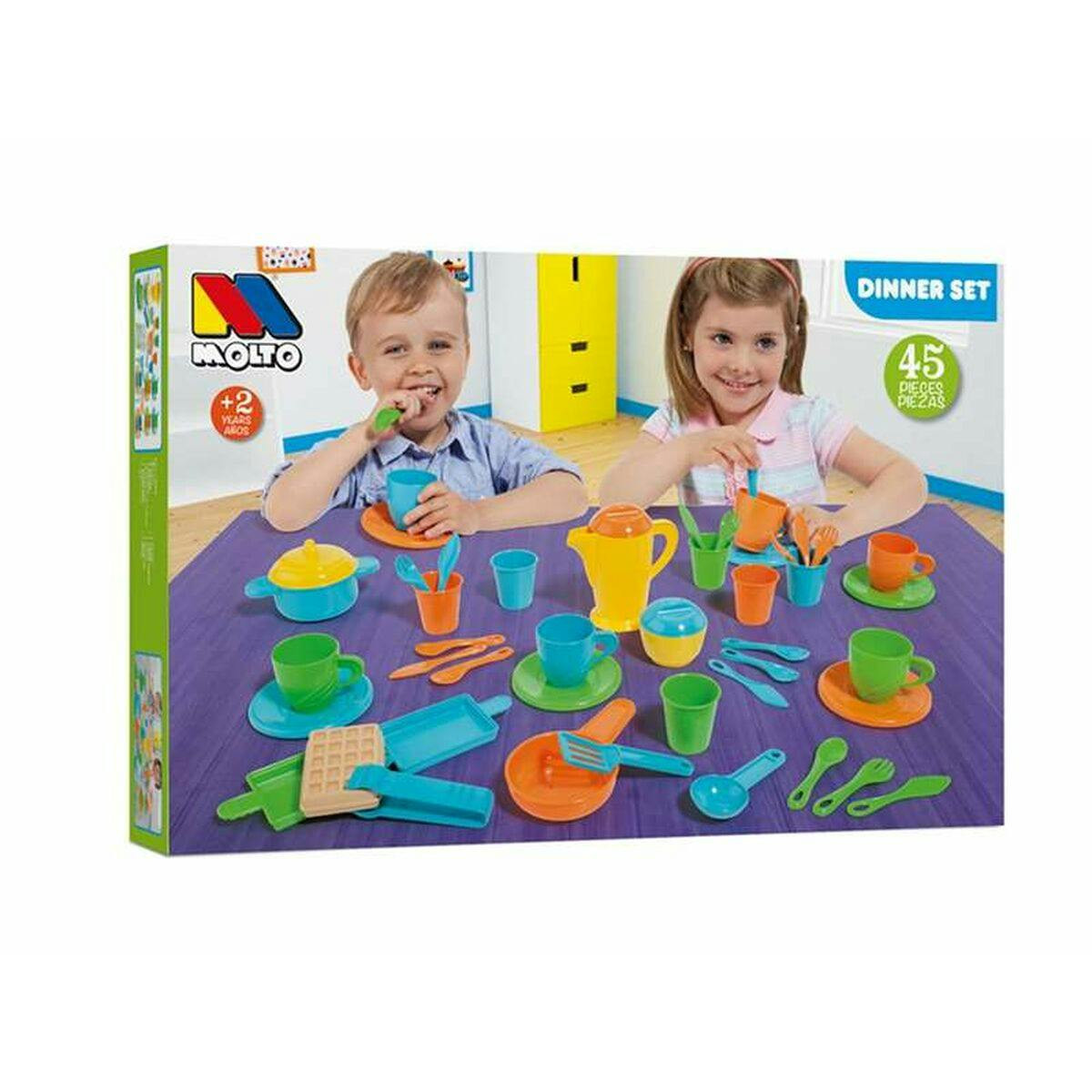 Conjunto de Vajilla Infantil 45 Piezas