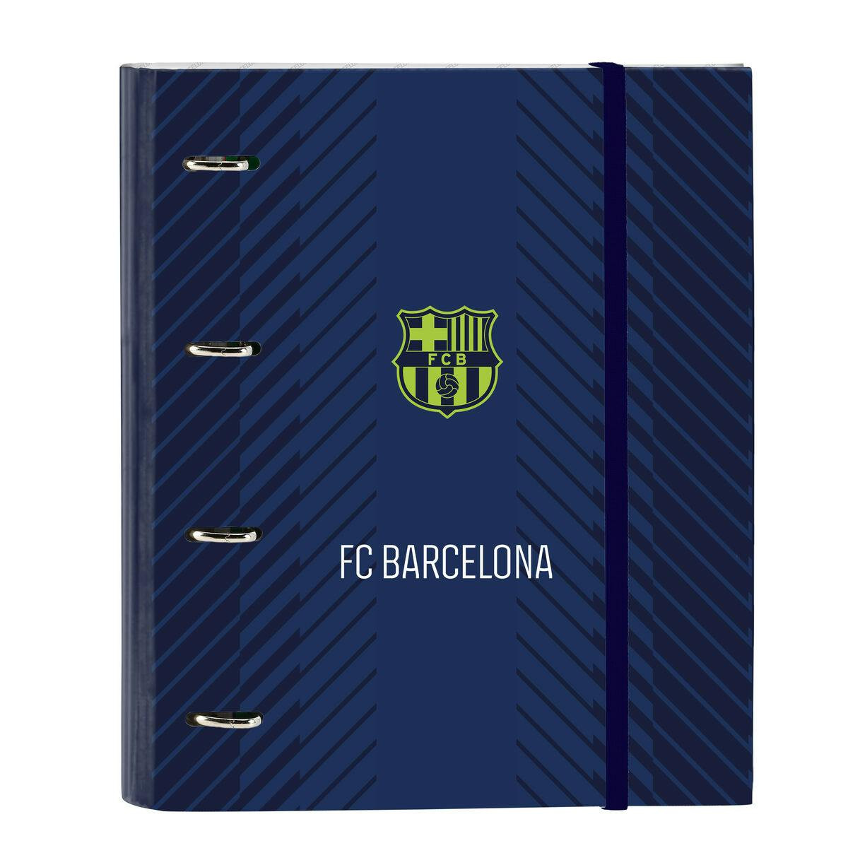 Carpeta con Anillas Azul Marino con Organizador y Recambio de 100 Hojas