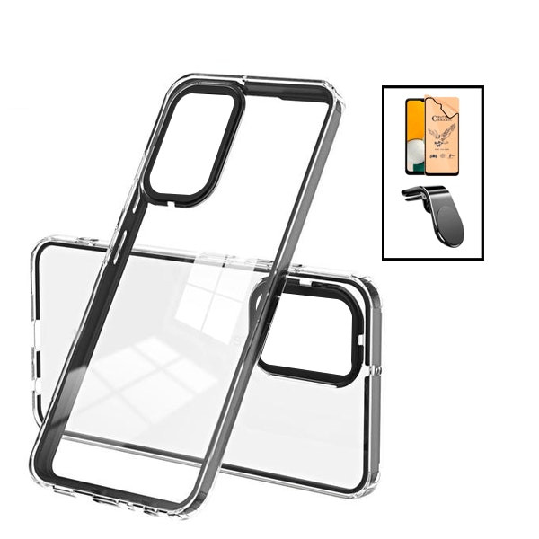 Funda Doble Airbag con Película y Soporte Magnético para Samsung Galaxy A13 5G