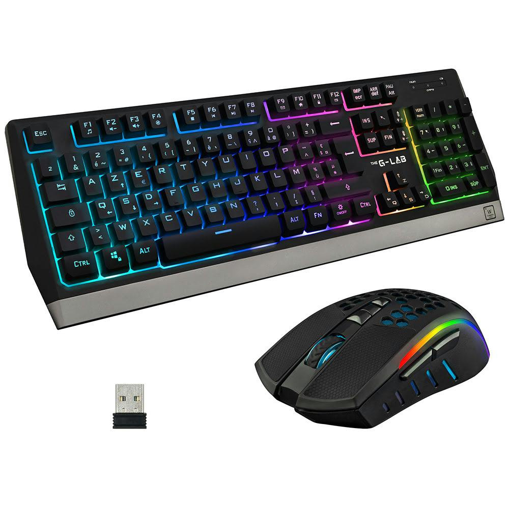 Combo inalámbrico Tungsten Teclado y Ratón AZERTY