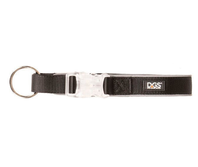 Dog collar with neoprene padding Black