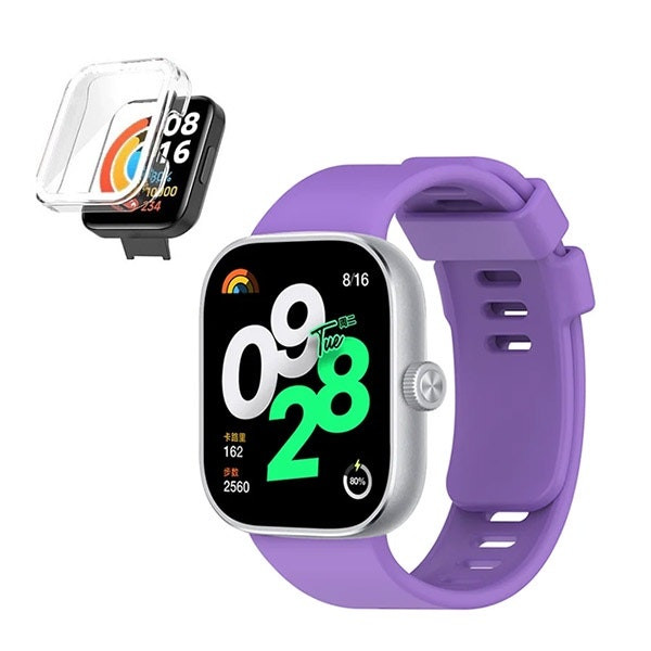 Protective case and compatible strap for Redmi Watch 4