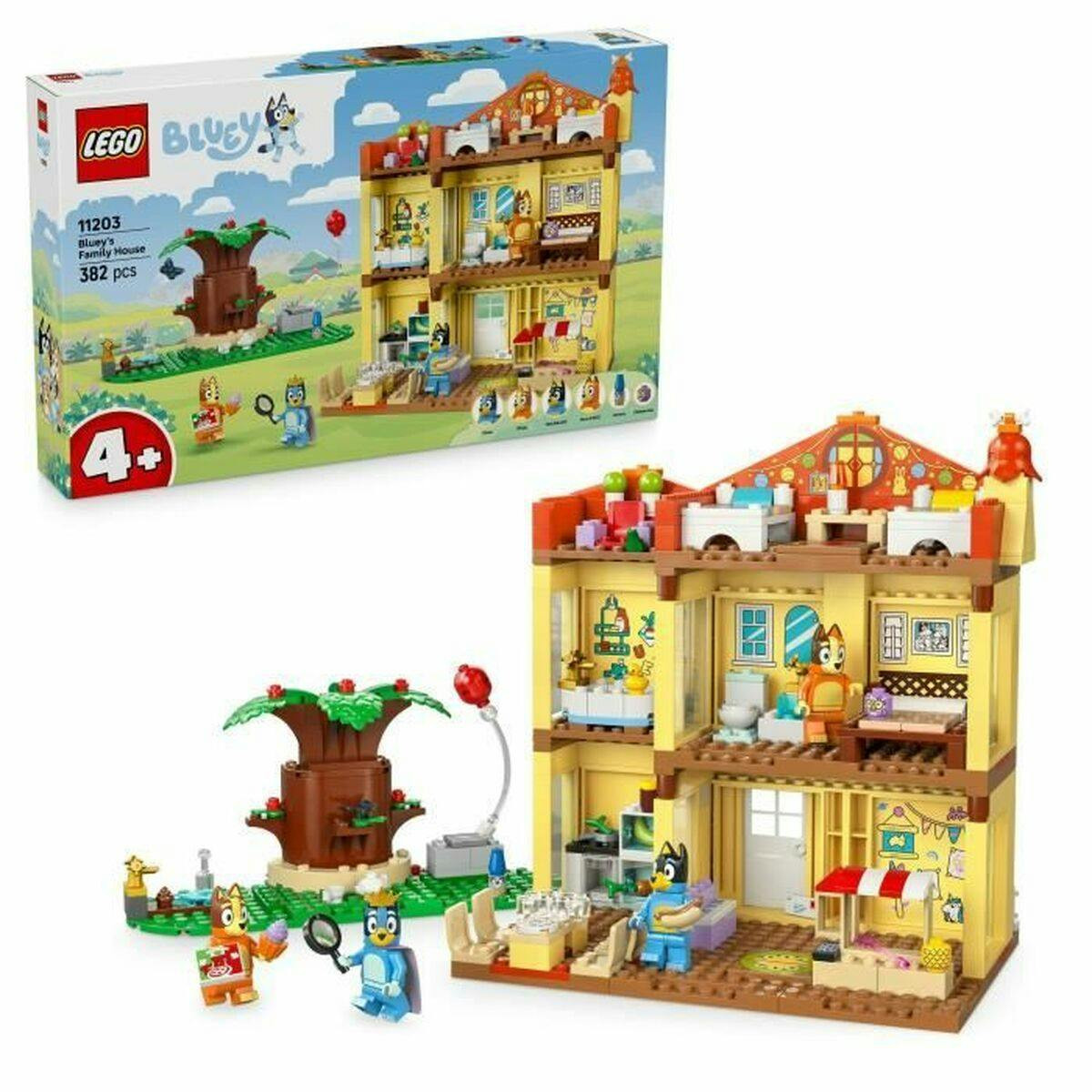 Set de construcción Casa Bluey, 382 piezas