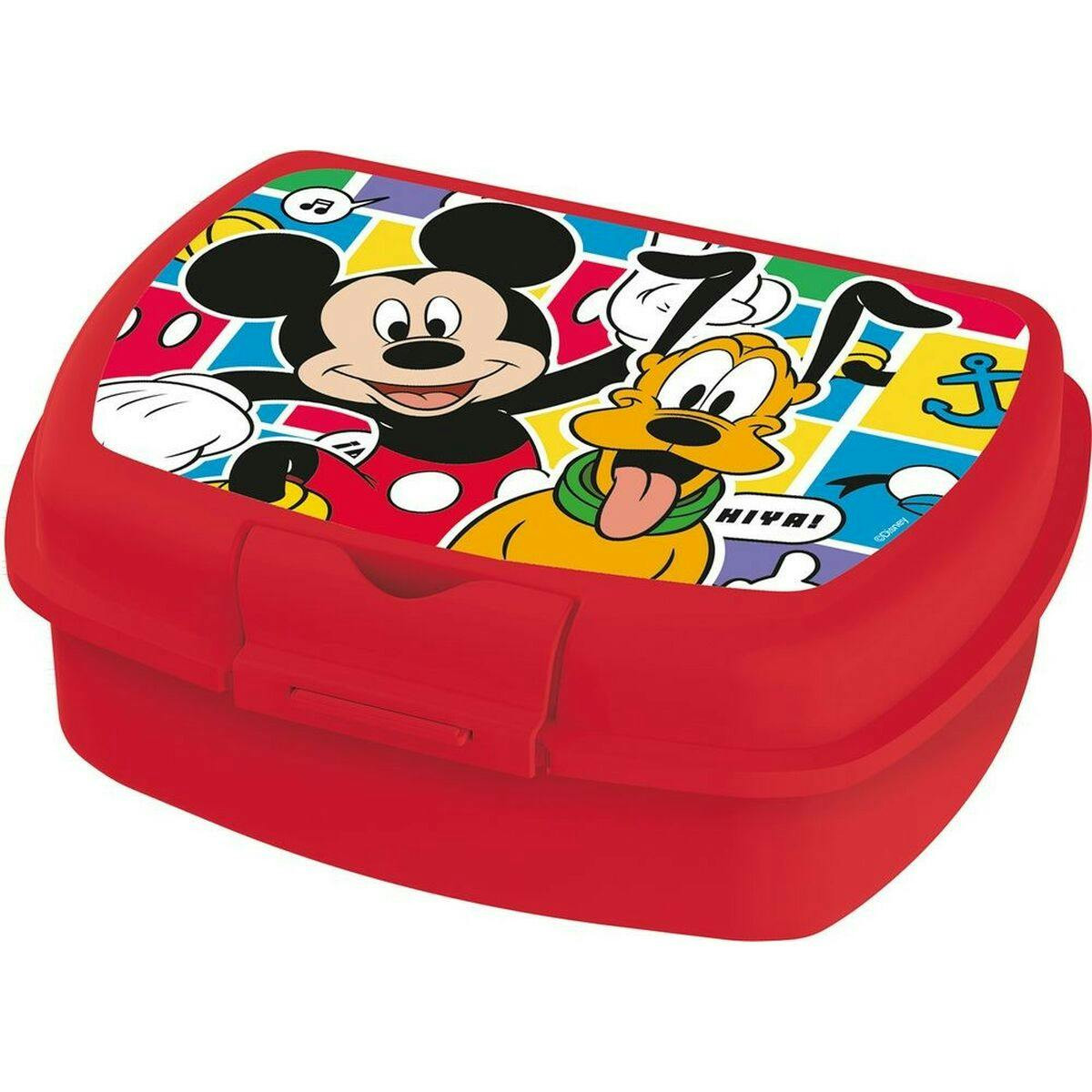 Lonchera infantil Mickey Mouse plástico alimentario reciclable