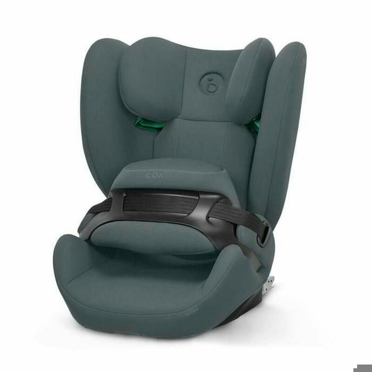 Silla Pallas B I-Size verde con cojín de seguridad e ISOFIX
