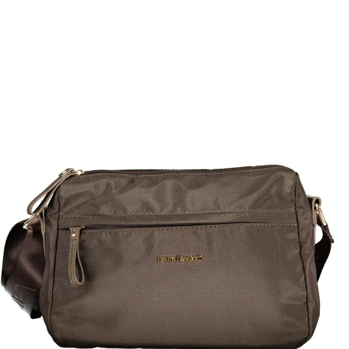 Bolso Lorde de poliéster con detalles en contraste