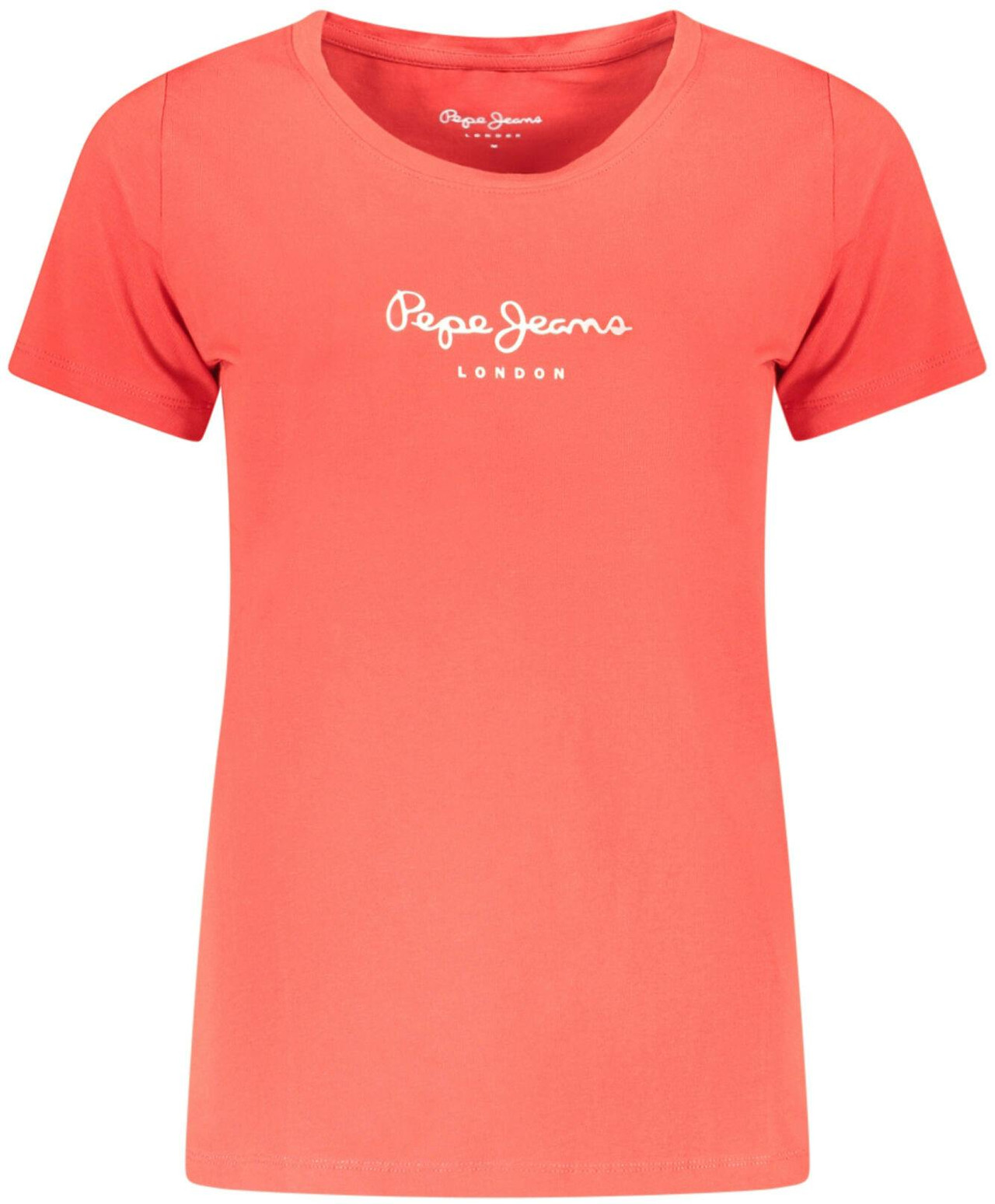 Camiseta básica roja de algodón