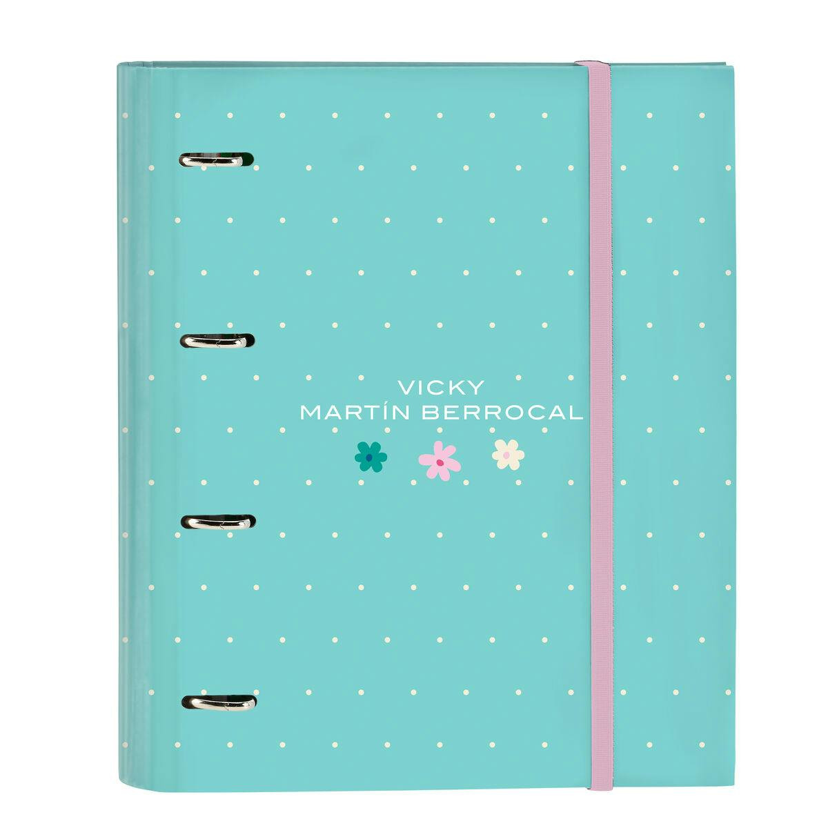 Carpeta con anillas Vicky Martín Berrocal Mint paradise menta