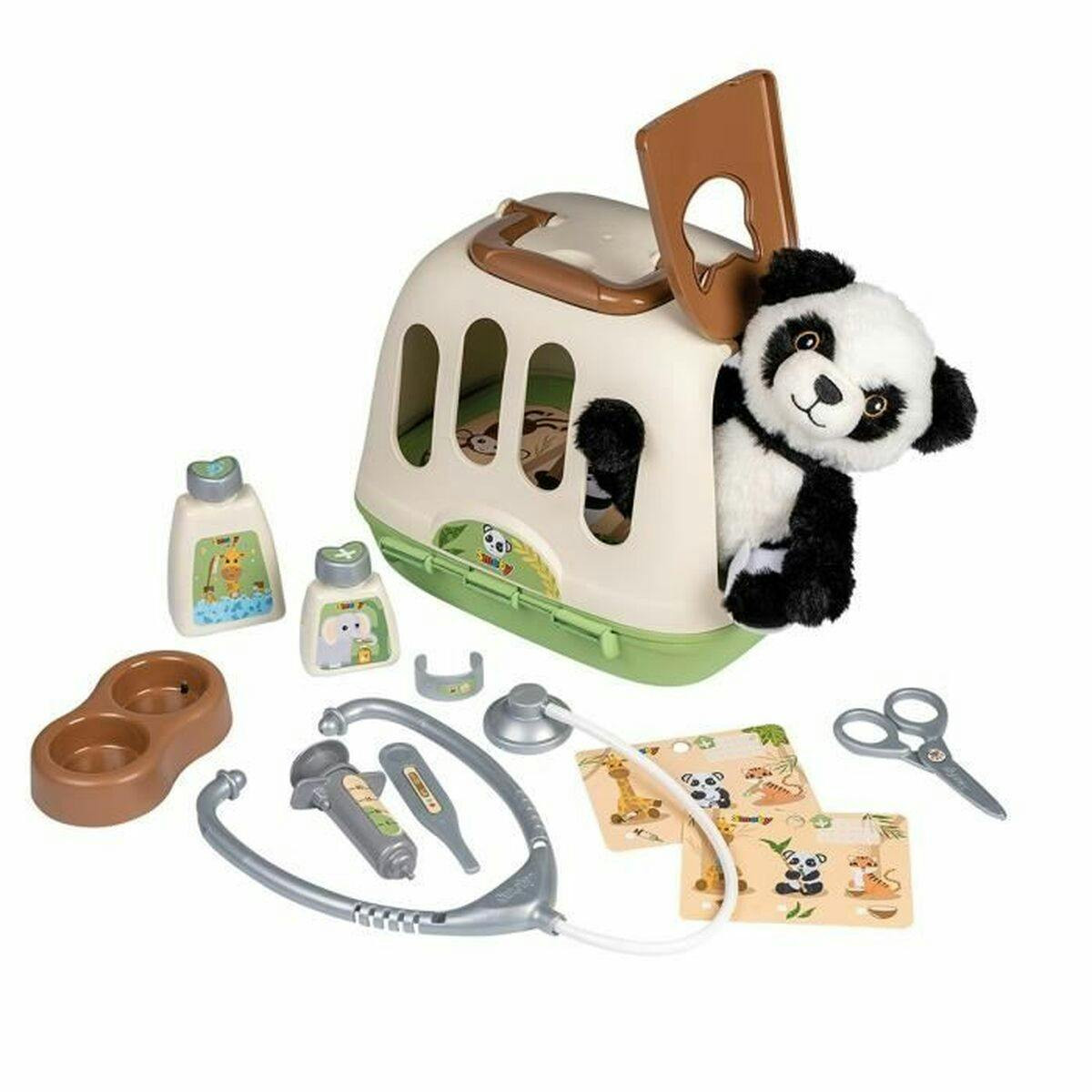 Set Veterinario en Maletín con Peluche Panda y Accesorios