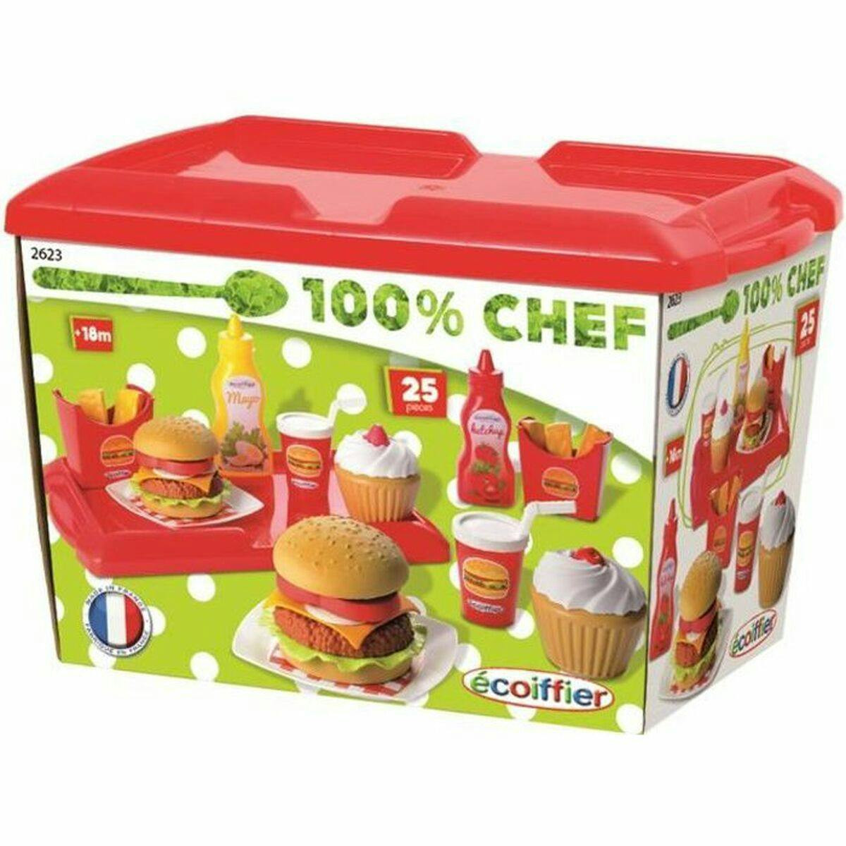 Conjunto de Comida de Juguete de Plástico