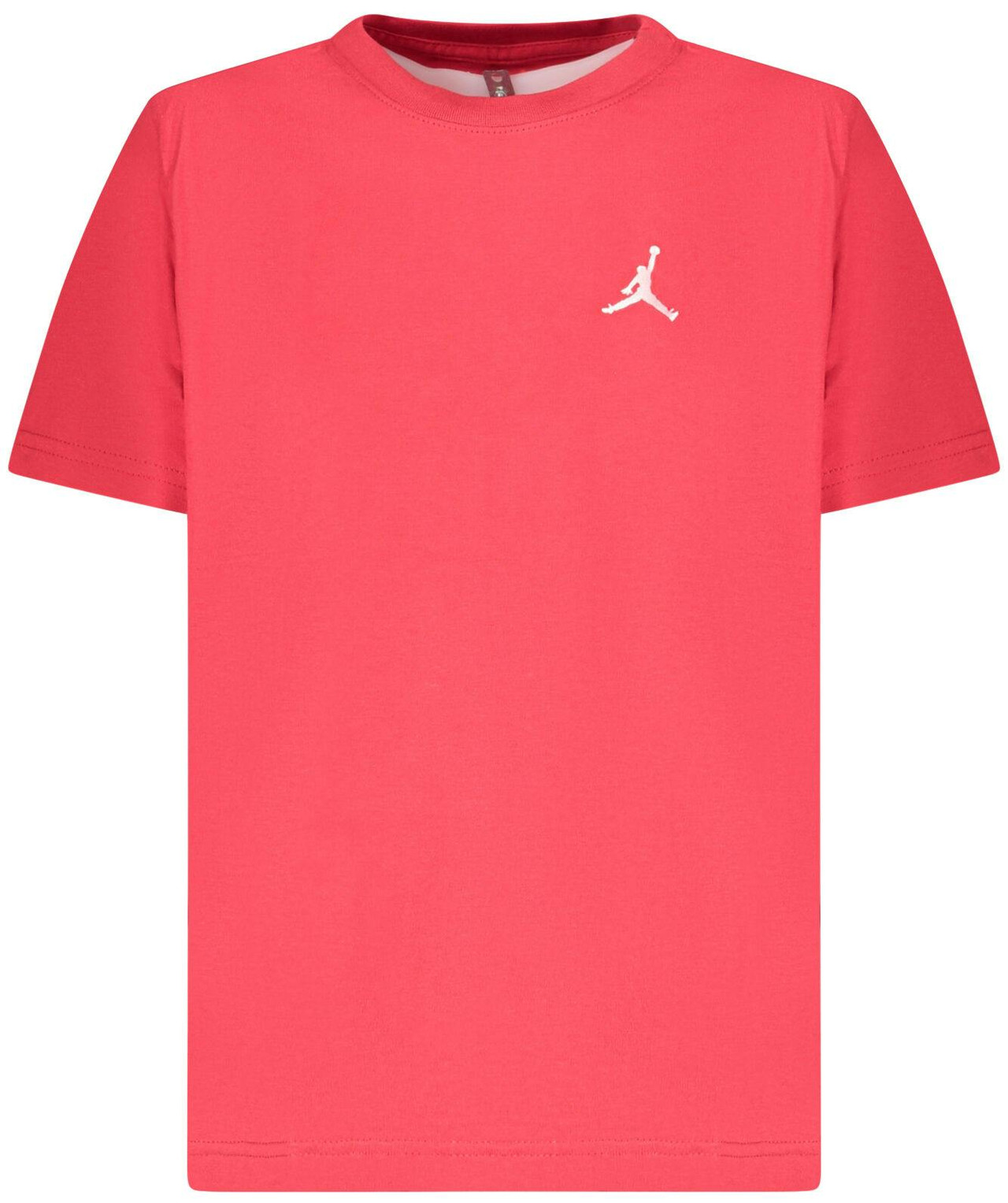 Kids short-sleeve T-shirt with embroidered logo in cotton blend
