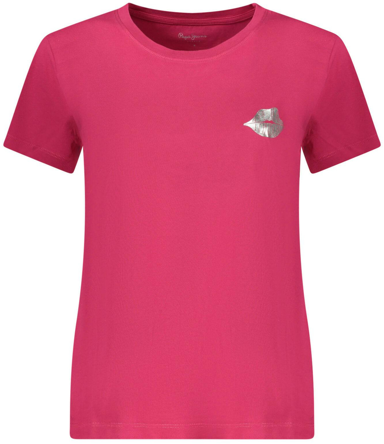 Camiseta de manga corta con estampado decorativo