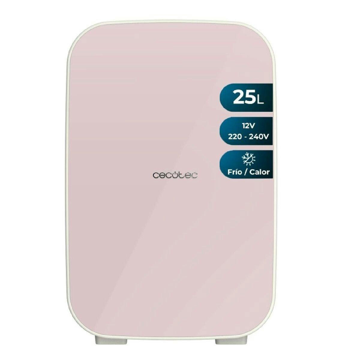 Cecotec - Mini frigorifico Bolero MiniCooling Cor de Rosa 25 L