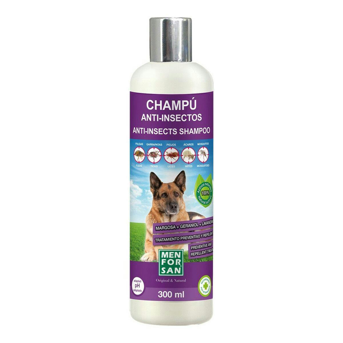 Champú repelente de insectos para perro 300 ml