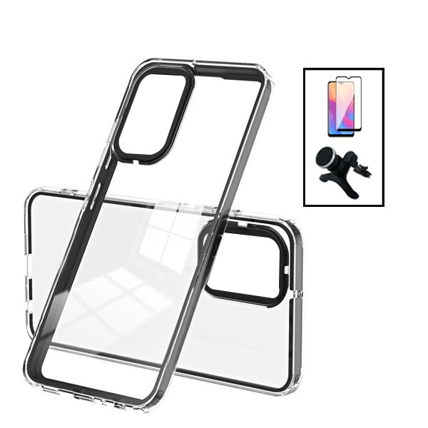 Dual TPU case with magnetic mount and 5D screen protector for Samsung Galaxy A13