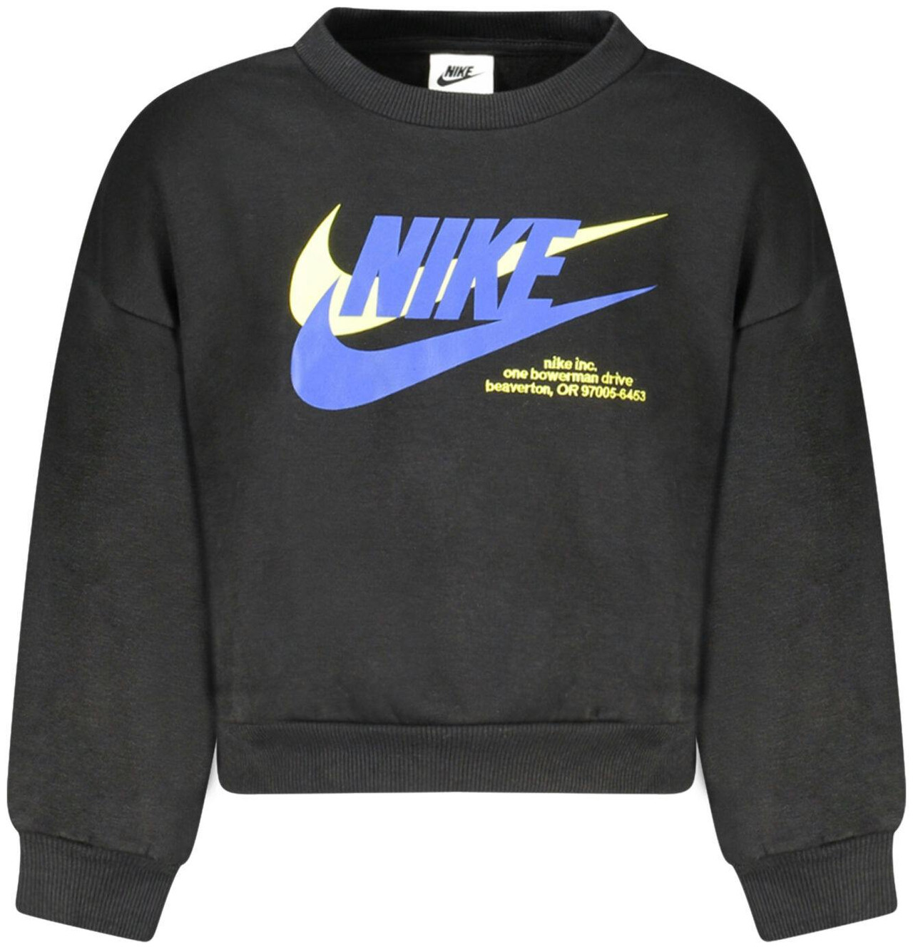 Sudadera con capucha negra para niño